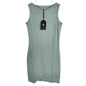ANATOMIE‎ Johanna Modal Blend Tank Dress In Sage S Minimalist Pastel Designer